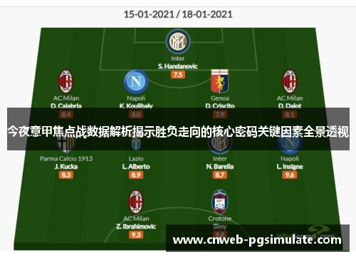 今夜意甲焦点战数据解析揭示胜负走向的核心密码关键因素全景透视 今夜意甲焦点战数据解析揭示胜负走向的核心密码关键因素全景透视